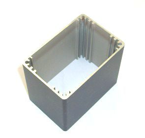 Aluminium extruded enclosure 44.5x66.5x100mm 42615-6063t6-100-nt