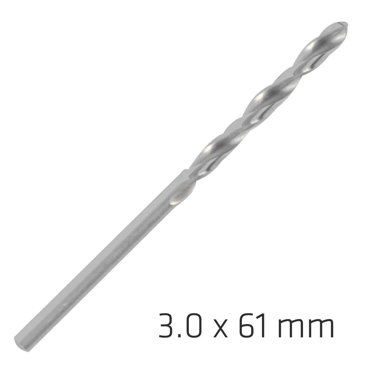 ALPEN PRO HSS 3MM DRILL DIN 338 RN 135 SPLIT POINT PLASTIC WALLET  (1