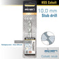 COBALT DRILL BIT SHORT POUCH 10.0MM