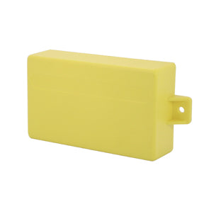 Abs enclosure molded yellow 98x58 mounting tags ap-888 yellow