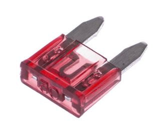 Fuse auto mini-blade 10a 32v rd ast10