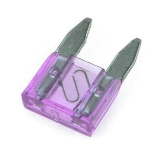 Fuse automotive mini-blade 3a 32v violet ast3