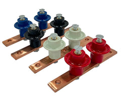 2 pole busbar set 250a 3ph+n b0001/1