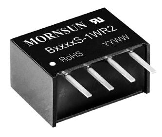 Dc-dc converter 5v-12v @ 84ma b0512s-1wr2