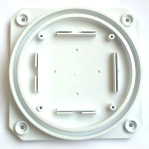 Base white led light fixture 150x150x15mm lbwlm base-wt-wt-len