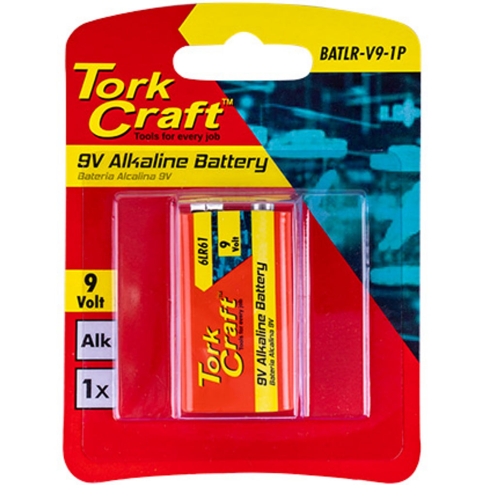Battery 9v alkaline x1 per card (moq 30)