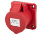 Socket panel straight 16a 3p + e 380v ip44 4w bc1-1504-2413