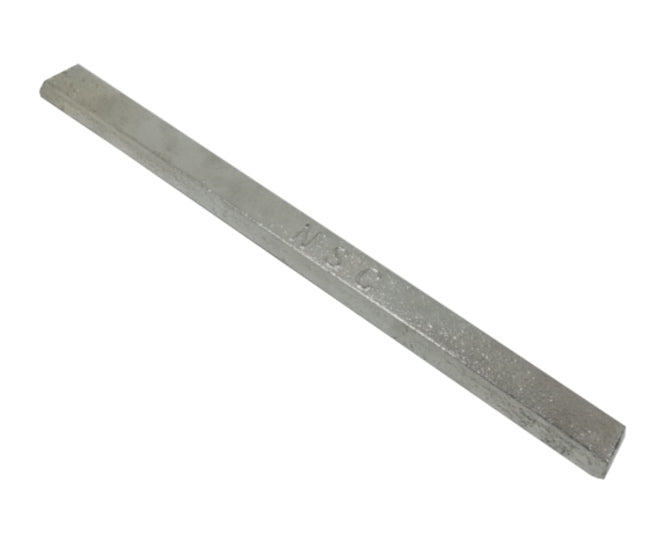 Solder bar lead o/f 0.8kg 63/37 330x28.5x10mm bch095