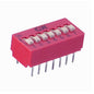 Dip switch 5-pole 100ma pcb bd05