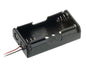 Battery holder for 2xaa w/wire leads bh-321-1a