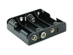 Battery holder for 4xaa iiii needs snap clip bh-341-1b