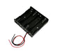 Battery holder for 4xaa w/wire leads bh-341-4a
