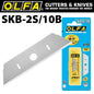OLFA BLADE SKB-2S 10 PACK STAINLESS STEEL for SK-12 SK-4 SK-5 SK-9 UTC