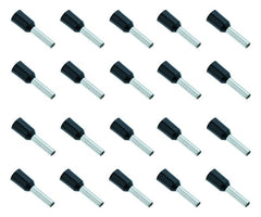 Boot lace terminal black 1.5mm2 l=8 - 1k/b evn1508