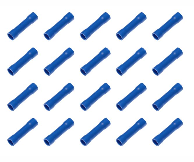 Terminal full-insulated butt blue 4.5x26 - 1k/bag bv2