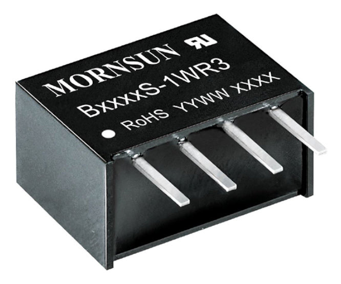 Dc-dc converter 5v-12v @ 84ma b0512s-1wr3