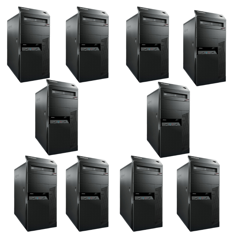 10x Lenovo ThinkCentre M83 I5 4th Gen Mini Towers (Refurbished) - Grade B