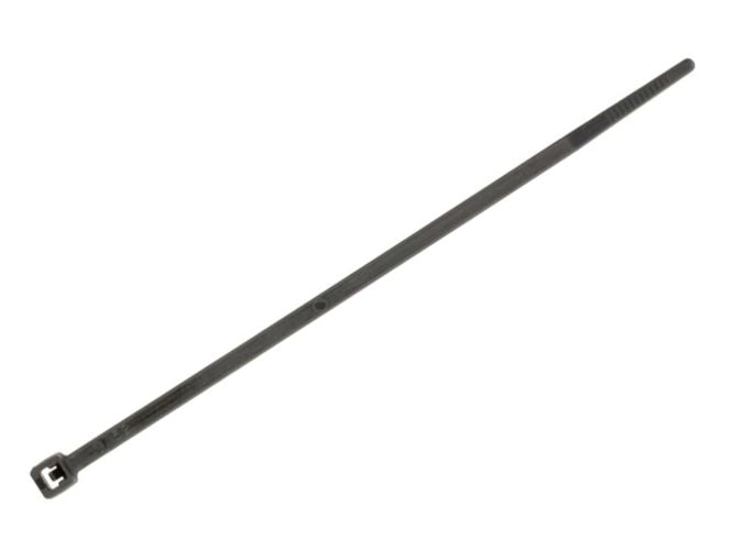 Cable tie plastic black 7.6x370mm -100P/BAG CA-7.6X370-BLK