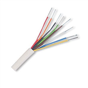8c tel/com wht solid cable - debulk cab-8c-sol-wt
