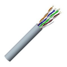 Cat5e ftp ethernet cable cca 8c solid grey - open reel h725ftps-gy