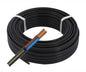 Cabtyre cable 2c csa=1.5 o=7.8 black 50/r gctc1.5f02csbbgc1 - 50m