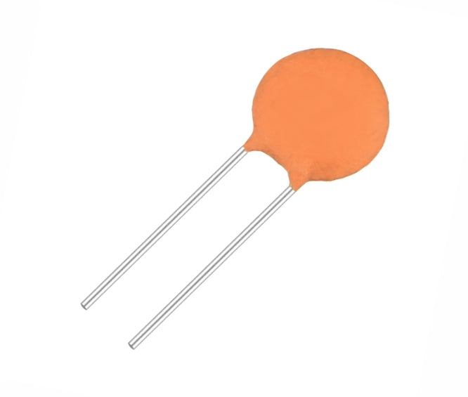 Ceramic disc capacitor 22pf 63v p=2.5 ccd-22pf-63v-2.5