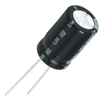 Radial electrolytic capacitor 2200uf 25v 85d ecr-2200mf25v 13x21