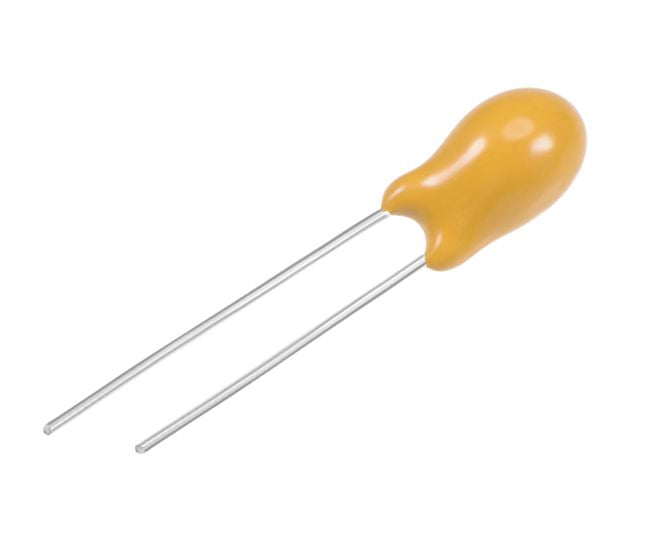 Tantalum capacitor bead 2.2uf 16v p=2.5mm mtap2.2uf-16v10%p2.5