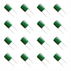 Polyester film capacitor 33nf 100v p=5mm 500/bag pei0.033uf-100-j-p5
