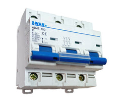 Circuit breaker din 125A 3p 10KA C-CURVE CB-AD47-103125