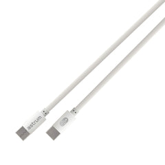 Verve CC60 60W PD USB-C to USB-C Charge & Sync Cable - White
