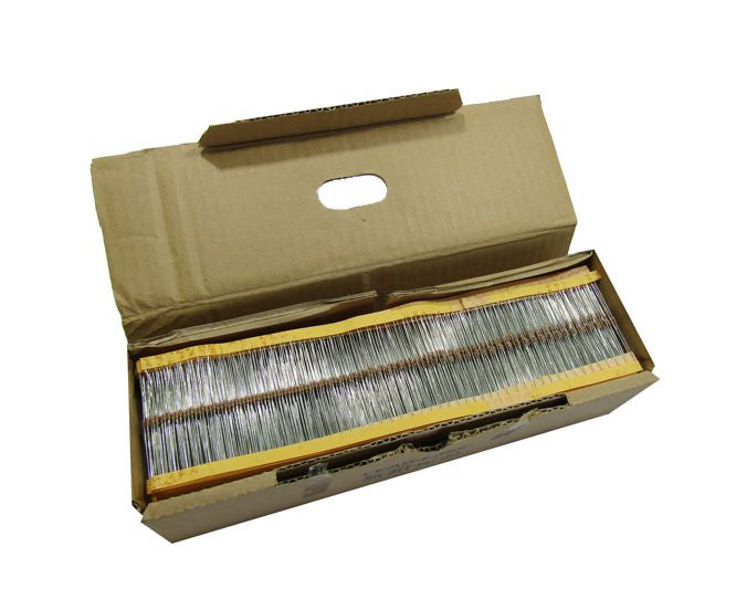 Resistor 1/8w round c/f 5% 10k0 - 5k/box cf12.5-10k-j-tb