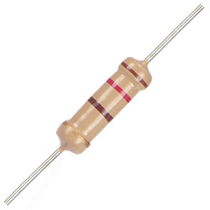 Resistor 2w round gls 5% 10m ri40-2w-10m-j-t52
