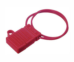 Atq blade fuse holder i/l red rubber cq-211b