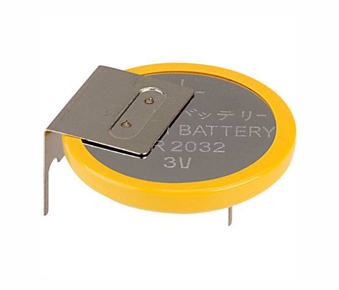 Lithium battery with pcb tags 3v 210ma pcb=15mm cr2032-vay3 *a*