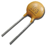 Ceramic disk capacitor 15nf 50v p=2.5 - mpq=10pcs cs1-f4y5v2a153zsp