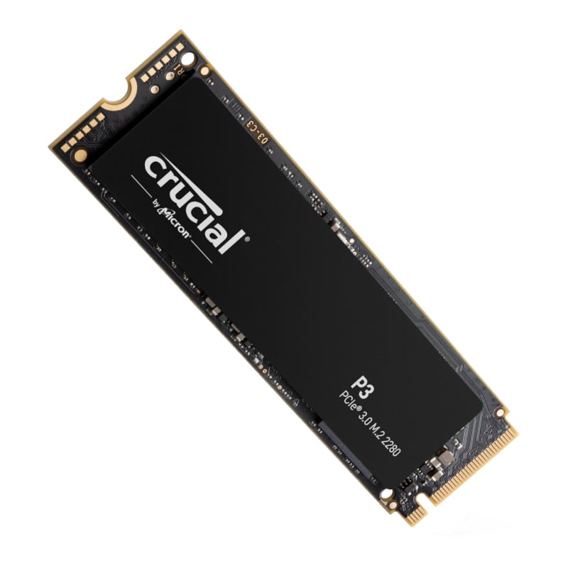 Crucial P3 1TB M.2 NVMe 3D NAND SSD
