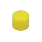 Cap for 7.87mm push butt switch shaft yellow sh-cf-023-5-h
