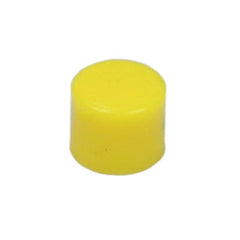 Cap for 7.87mm push butt switch shaft yellow sh-cf-023-5-h