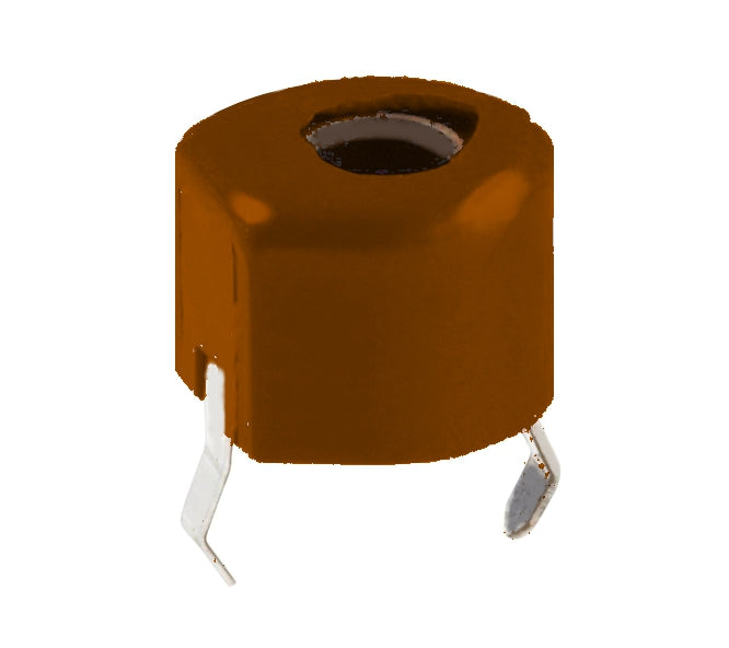 Adjustable capacitor t/h 120pf - 10pf brown cvn6e120a