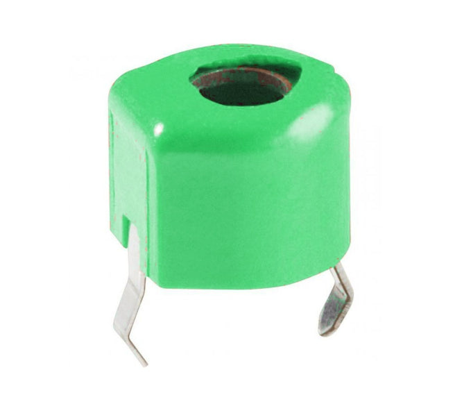 Adjustable capacitor t/h 30pf-6.2pf green cvn6d030a