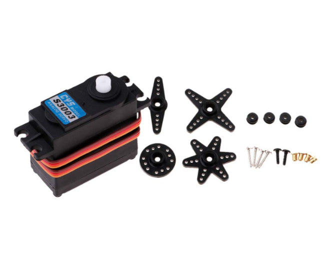 3kg plastic motor servo 180-deg 6-7v 40x20x38mm cys s3003