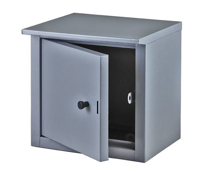 Steel meter enclosure/box pta grey 12x18x9" / 300x450x225mm DB-PTA-121809-GRY