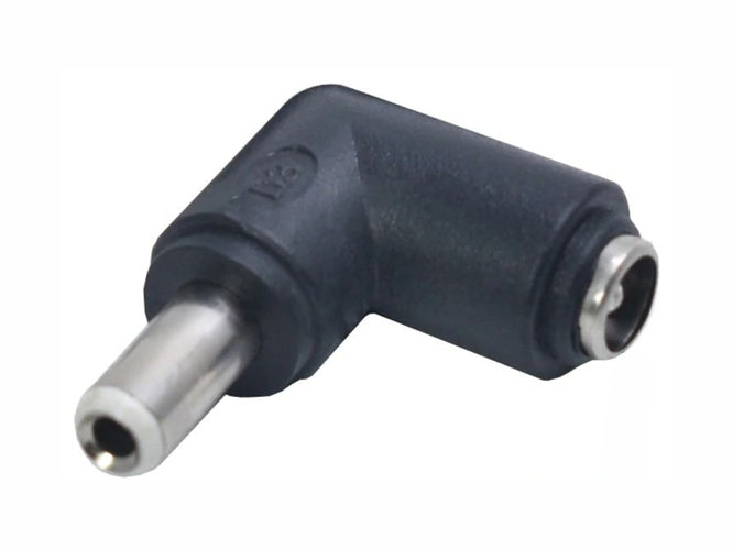 Adapter dc r/a 2.1x5.5x11mm plug to 2.5x 5.5x 9.5mm socket dc plug-p1j-p1lr