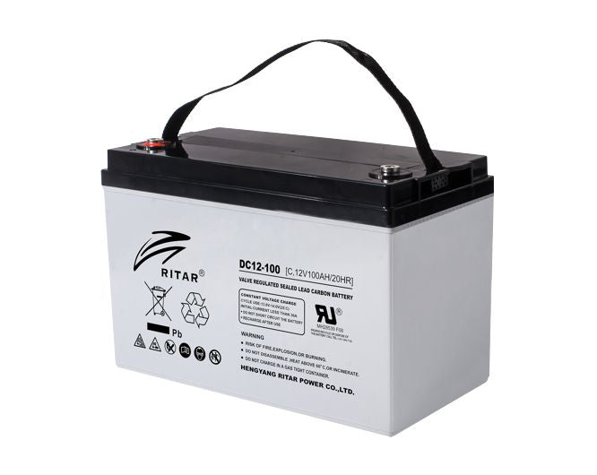 Battery lead carbon 12v 100ah - 328x172x220mm dc12-100c