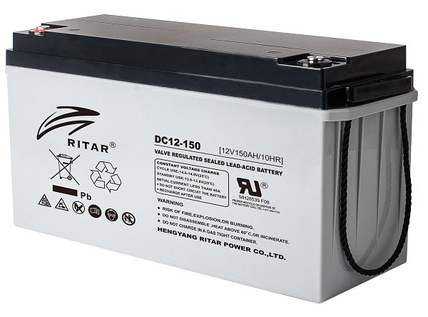 Deep cycle sla battery 12v 150ah 483x170x241mm dc12-150 *a*