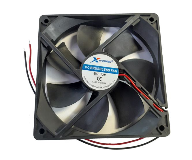 12vdc axial fan 120sqx25mm bal 108cfm dc12025-12bl