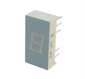 Led display 7-seg cc red 1mcd 7.6mm dhr07c