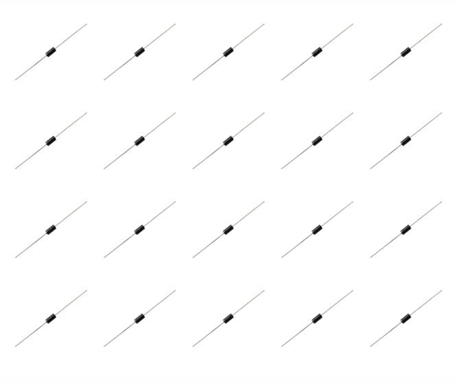 Rectifier diode axial 1a 1kv - 100/bag 1n4007-bp