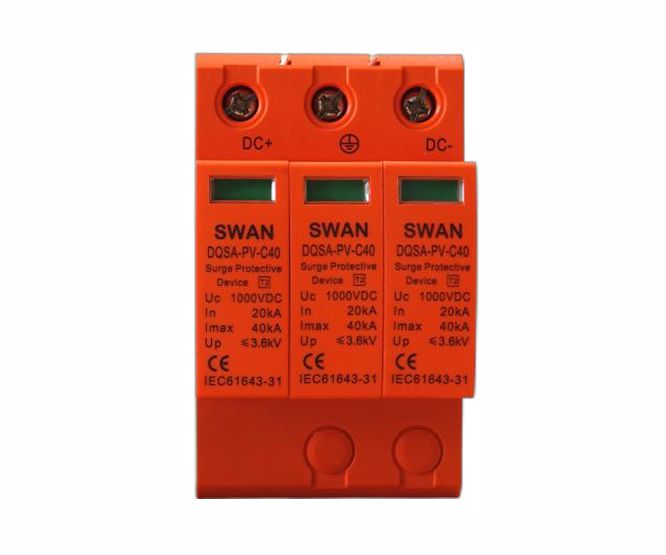 40ka 3pole 1000V surge arrestor with communication DQSA-PV-COM-C40-1K-3P